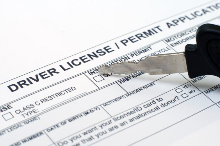 driver license application 750x500 1 - Can You Drive Internationally with a US License?