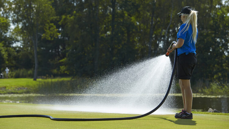 watering lawn 750x422 1 - Average Water Bills in Wollongong